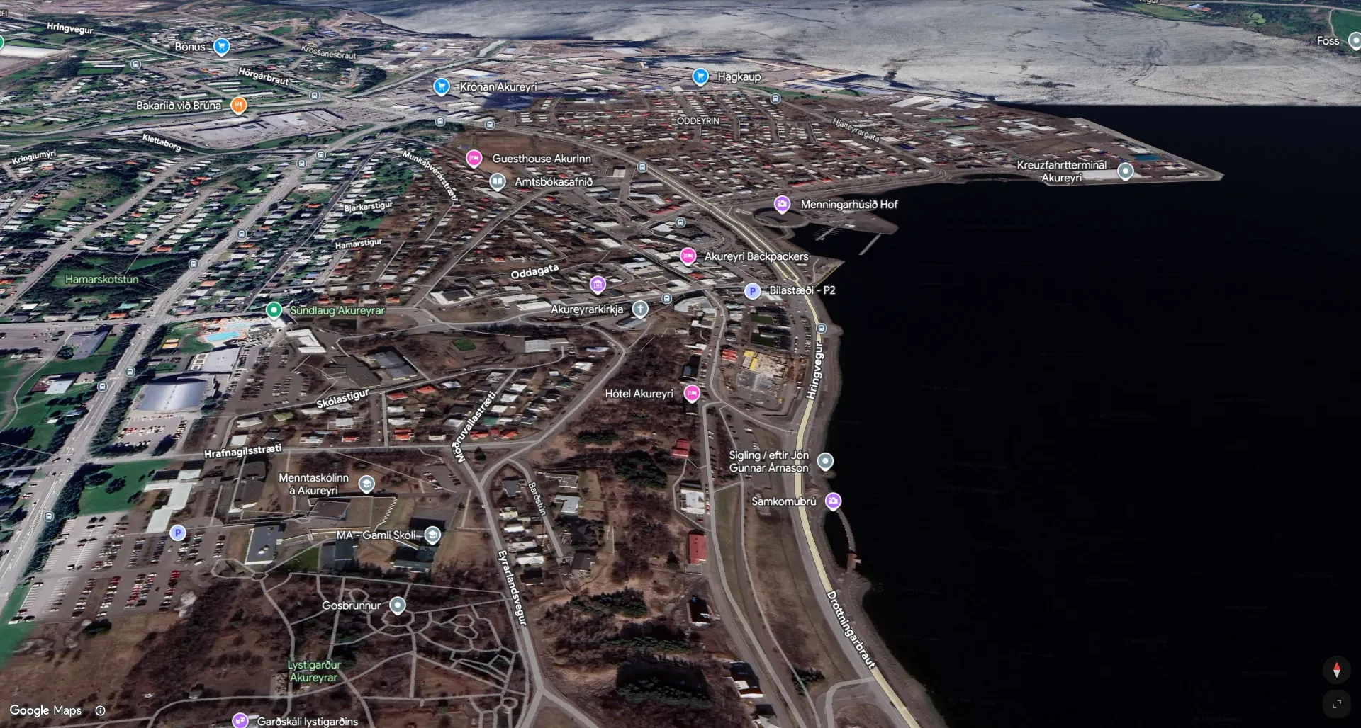 Akureyri, Eyjafjördur