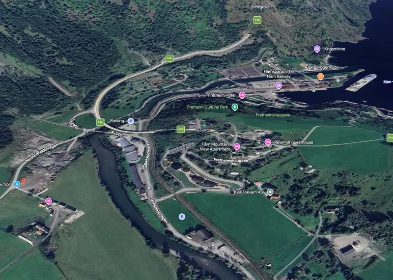Flåm, Aurlandsfjord