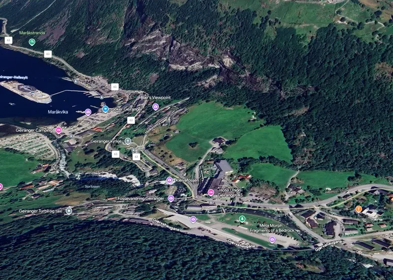 Geiranger, Geirangerfjord