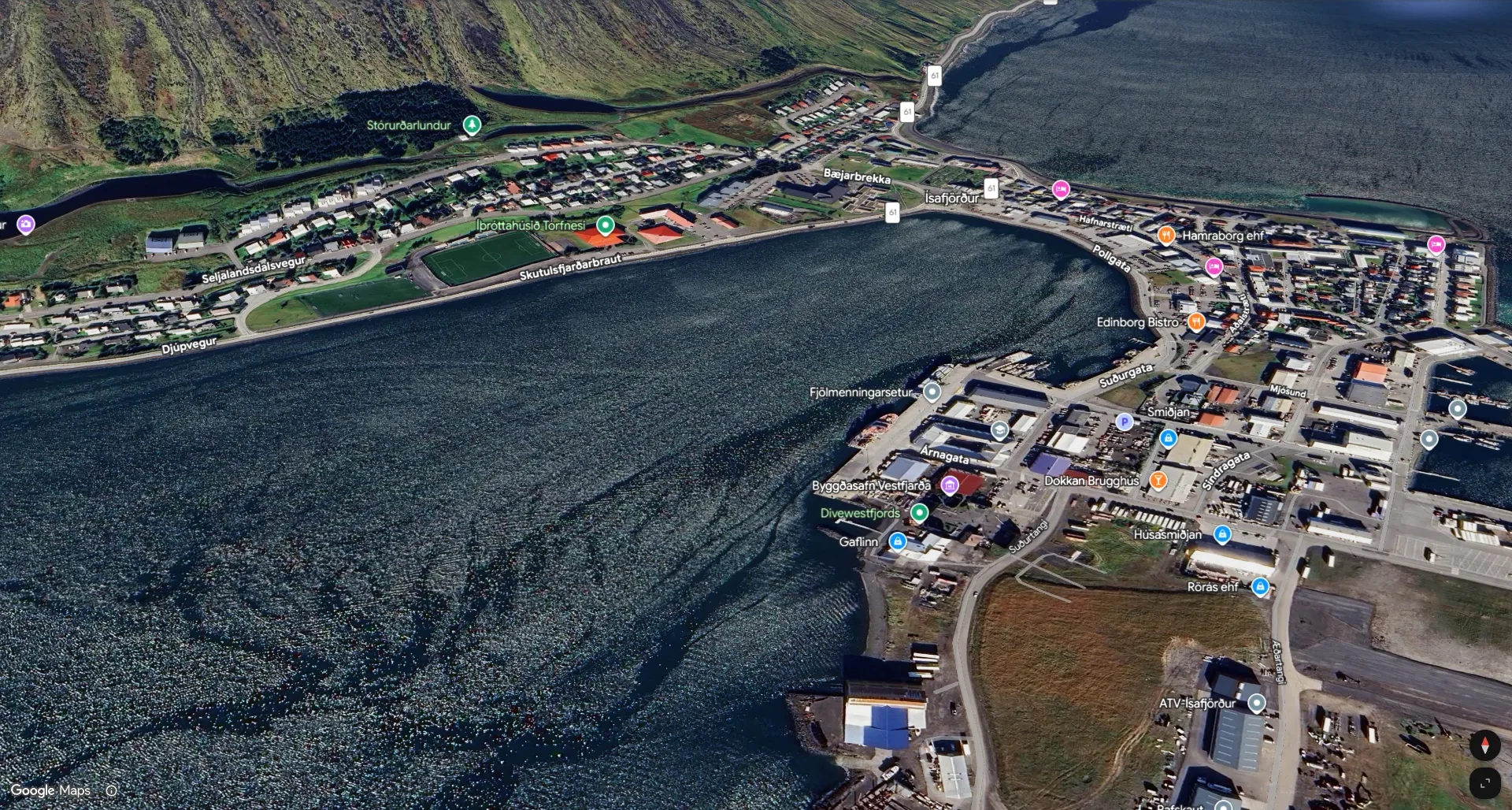 Isafjördur, Isafjord