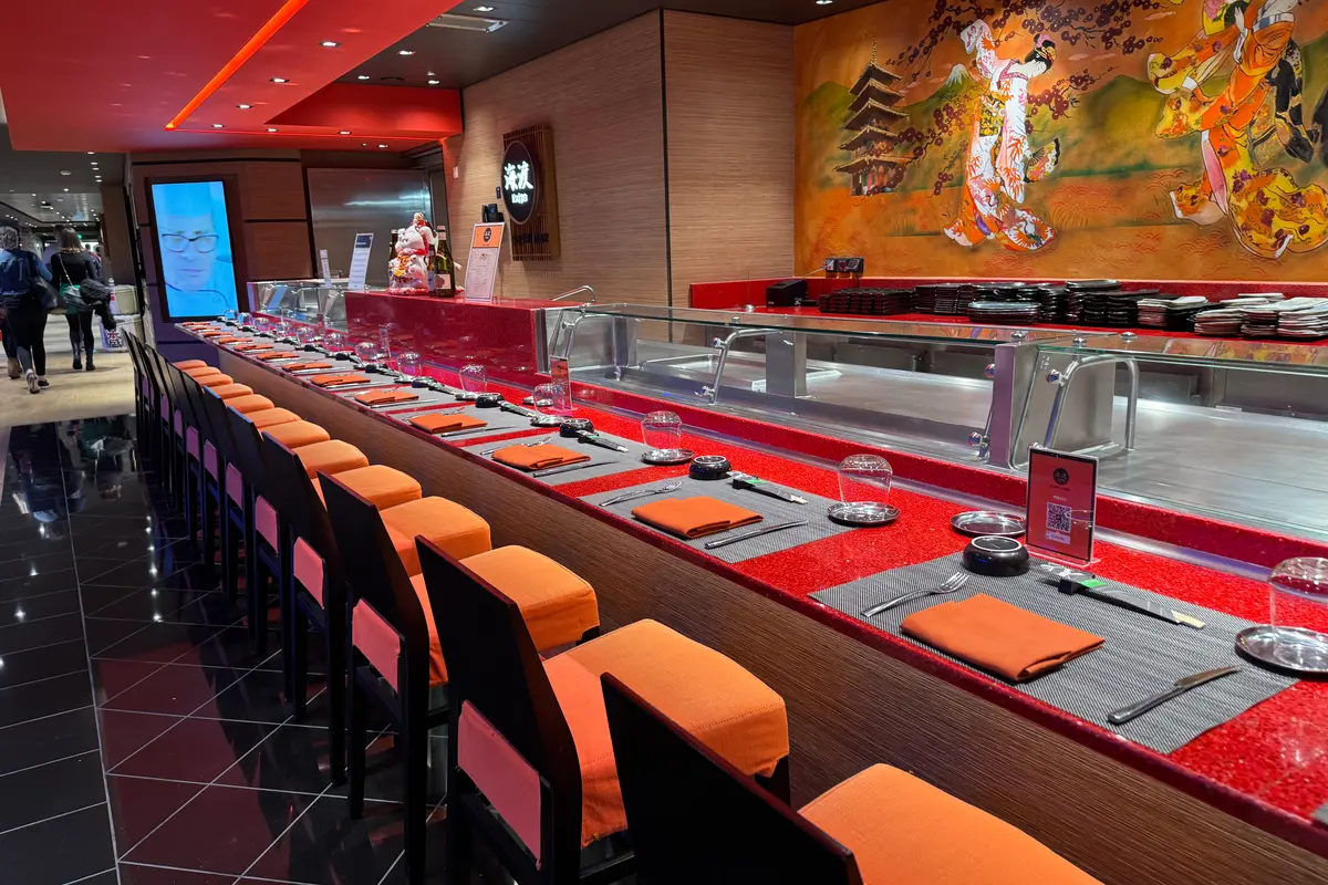 Die Sushi-Bar Kaito an Bord der MSC Euribia