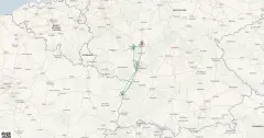Routenkarte: Main trifft Rhein Metropolen