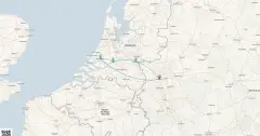 Routenkarte: Kurz-Kreuzfahrt zwischen Rhein & Maas