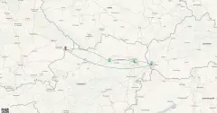 Routenkarte: Donau Weihnachtszauber