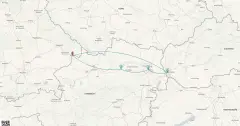 Routenkarte: Donau Weihnachtstraum