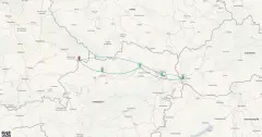 Routenkarte: Donau Erlebnis