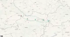 Routenkarte: Donau Erlebnis