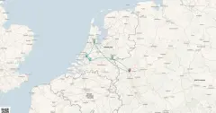 Routenkarte: Niederlande von Grachten bis Skylines