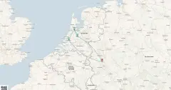 Routenkarte: Rhein Stadt Erlebnis