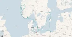 Routenkarte: Highlights der Nord- und Ostseeküste
