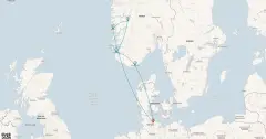 Routenkarte: Norwegens Welterbe ab Kiel