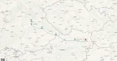Routenkarte: Adventszauber auf der Donau