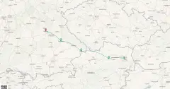 Routenkarte: Adventszauber auf der Donau