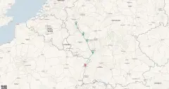 Routenkarte: Adventszauber am Rhein