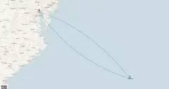 Routenkarte: Bermuda-Kreuzfahrt
