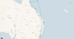 Routenkarte: Great Barrier Reef