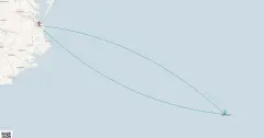 Routenkarte: Bermuda