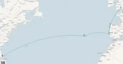 Routenkarte: Portugal & Spanien Transatlantisch
