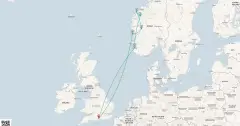 Routenkarte: Best of Norwegen