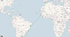 Routenkarte: Spanien - Argentinien Transatlantik