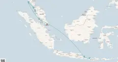 Routenkarte: Bali, Malaysia & Thailand