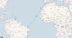 Routenkarte: Atlantischer Küstenzauber