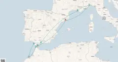 Routenkarte: Mediterrane Entdeckungsreise