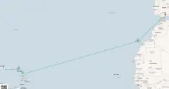 Routenkarte: Atlantikzauber und Karibikträume