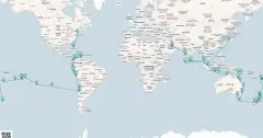 Routenkarte: Entdeckungsreise der Kontinente: Von Metropolen und Paradiesen
