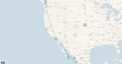 Routenkarte: 18-Tägige Reise zur Halbinsel Baja, an die Mexikanische Riviera und an die Pazifikküste