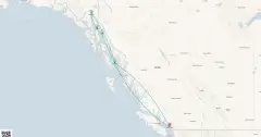 Routenkarte: 7-Tägige Alaska-Innenpassage