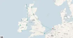 Routenkarte: 14 Tage auf den Wilden Britischen Inseln: Belfast
