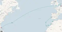 Routenkarte: 26-Tägige Kanaren-Rundreise mit Marokko und Madeira
