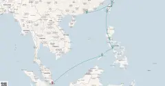 Routenkarte: 12-Tägige Reise auf die Philippinen und nach Taiwan