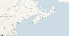 Routenkarte: 7-Tage-Kanada & Neuengland: Unesco-Stätten & Quebecois-Nächte