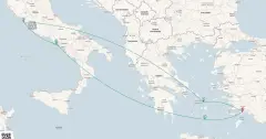 Routenkarte: Mediterrane Entdeckungen und Antike Schätze