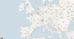 Routenkarte: Von der Förde zur Costa Brava: Maritime Entdeckungen