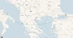 Routenkarte: Ägäische Entdeckungsreise