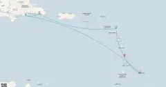 Routenkarte: Karibische Entdeckungsreise ab Fort-de-France