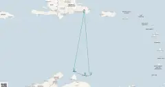 Routenkarte: Karibische Inselzauber-Kreuzfahrt
