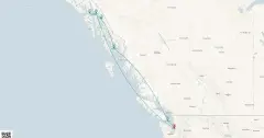 Routenkarte: Faszination der Nordwestküste