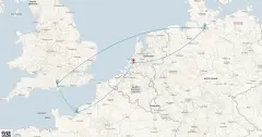 Routenkarte: Nordsee-Glamour: Küstenmetropolen und Seefahrtserlebnis