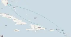 Routenkarte: Karibische Entdeckungsreise ab Miami