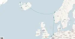 Routenkarte: Nordische Küsten und Fjorde-Erlebnis