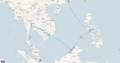 Routenkarte: Indochina-Entdeckerreise