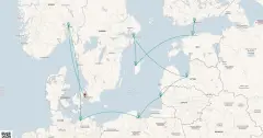Routenkarte: Nordische Schätze Entdecken