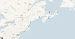 Routenkarte: Von Kanada zur Kultur der Ostküste