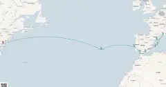 Routenkarte: Atlantischer Entdeckerpfad