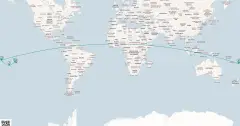 Routenkarte: Polynesische Paradiese: Entdeckung der Südseeperlen