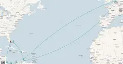 Routenkarte: Karibische Entdeckerfahrt